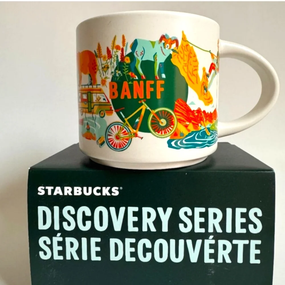 Starbucks BANFF Discovery Series Coffee Tea Mug NEW - Picture 1 of 4